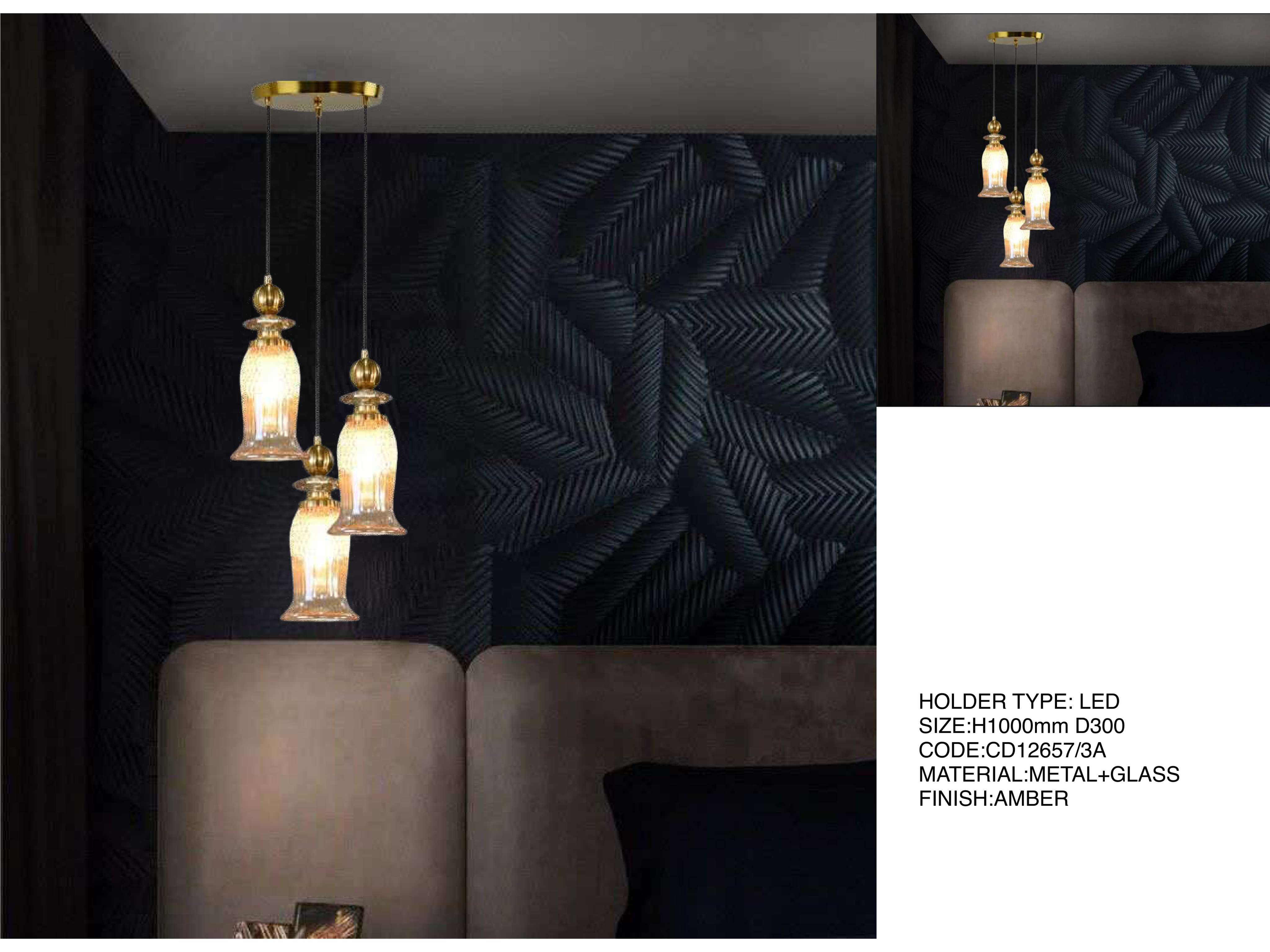 Beyond Lights - Amber Pendant Light- LCHL